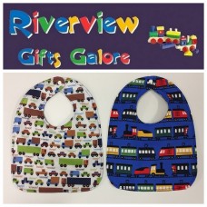 Reversible Bib - Road Transport / Trains Reversible Bib - Road Transport / Trains
